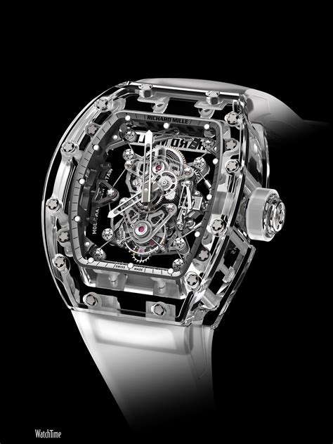 richard mille watch clear|Richard Mille rm 56 sapphire.